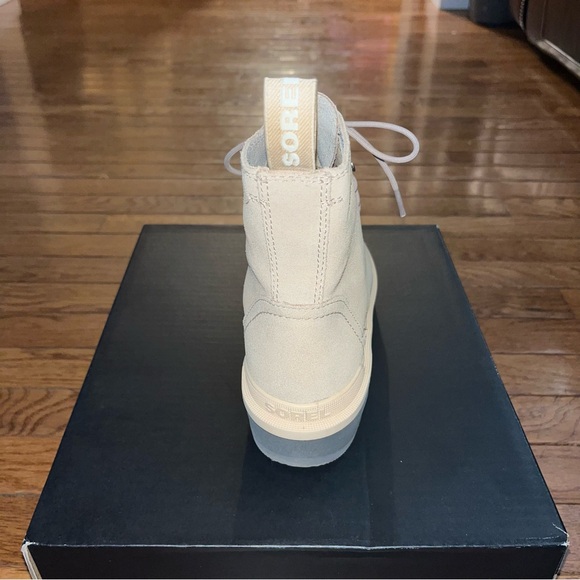 Sorel Hi-Line Lace Canoe Boot Suede Tawny Buff Women’s Size 6 NIB - Picture 9 of 12